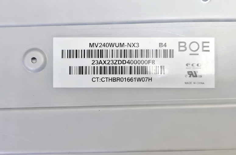 MV240WUM-NX3  BOE  24 inch  1920(RGB)×1200 lcd display screens