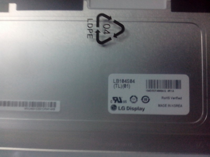 New original 10.4 inch lcd display LG screen panel LB104S04- TL01