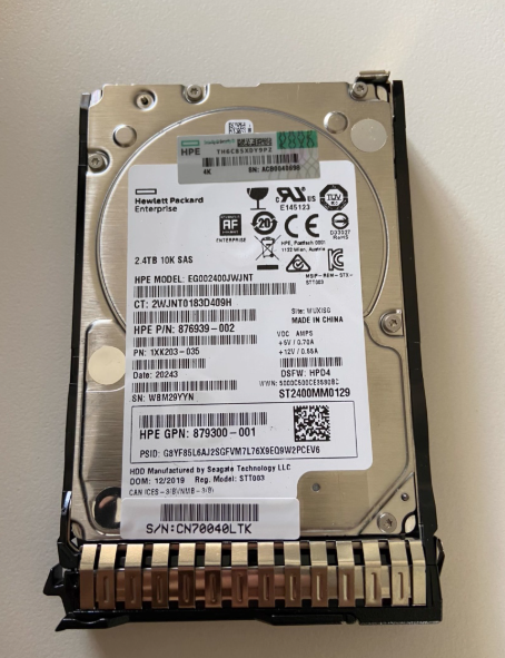 881507-001 881457-B21 hard drive 2.4T SAS 12GB 10K 2.5 inch G8 G9 G10