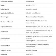 Mitsubishi PLC A Series Temperature Control Module A1S64TCTT-S1