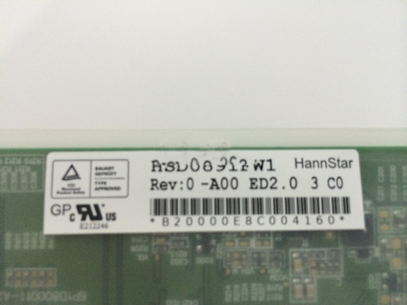 HSD089IFW1-A00 HannStar 8.9 inch Display area195.072×113.4 mm Resolution 1024*600