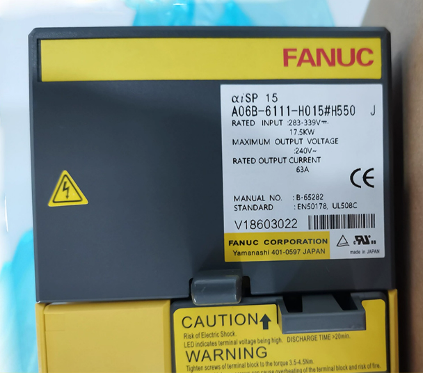fanuc a06b-6111-h015 # h550 fahren