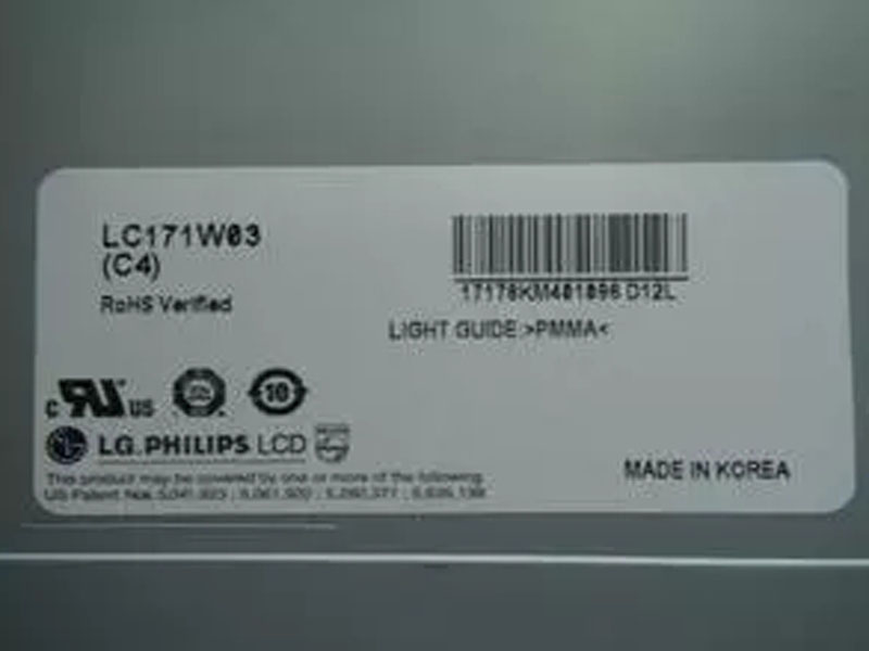 LC171W03-C4 17.1' 1280*768 TFT-LCD PANEL FOR GOOD QUIALITY