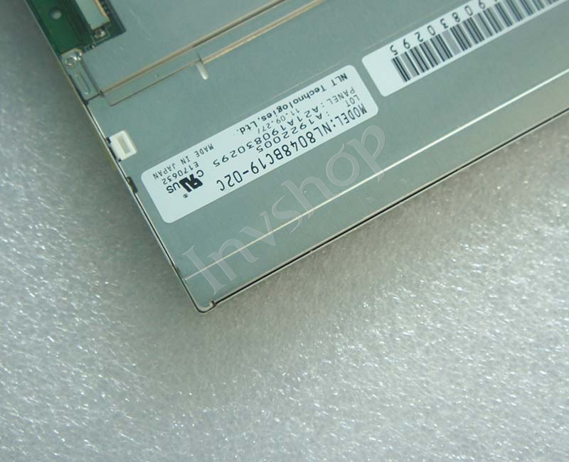 NL8048BC19-02C NEC 7 Inch LCD Panel Screen