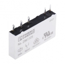 No.2961105 24Vdc 1 PDT 6A PHCENIX relay
