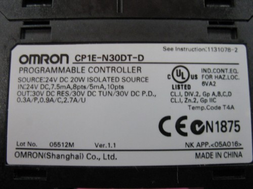 NEW CP1E-N30DT-D Omron PLC