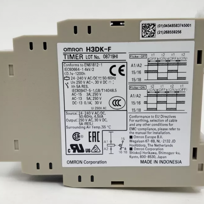 H3DK-F AC/DC24-240V New original Omron solid-state timer