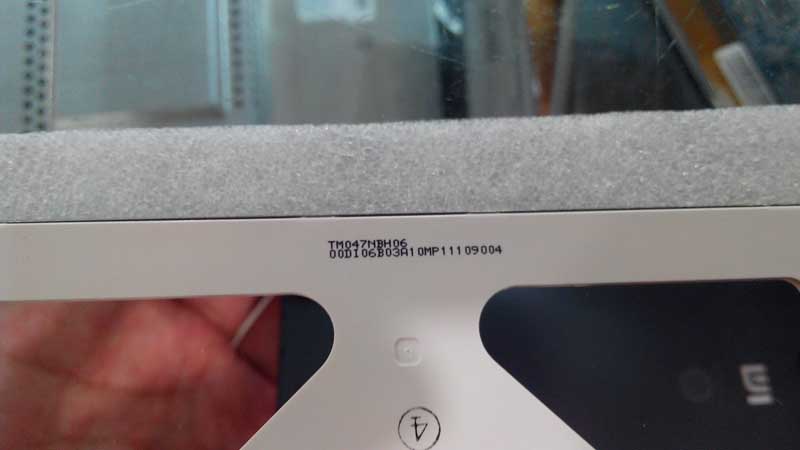 Tianma 4.7 inch GPS LCD with touch screen 45PIN TM047NBH06