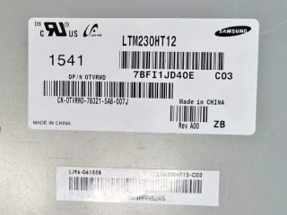 LTM230HT12 SAMSUNG 23 inch Resolution 1920*1080 Lcd display monitor