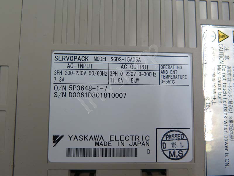 SGDS-15A05A Yaskawa servo driver new