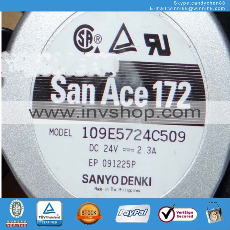 NeUe 109e5724c509 Sanyo fan - 24V - kapazitÃ¤ten werden 2.3A 172 x 150 x 51mm 10
