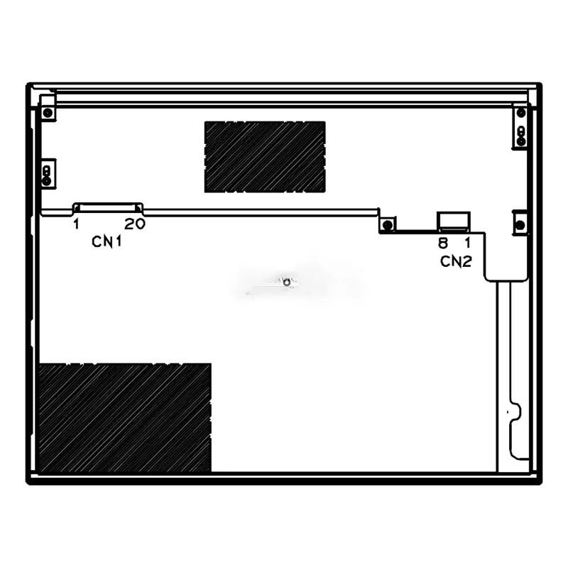 T-55708D121J-LW-A-AAN   OPTREX  12.1inch  800×600 LCD DISPLAY