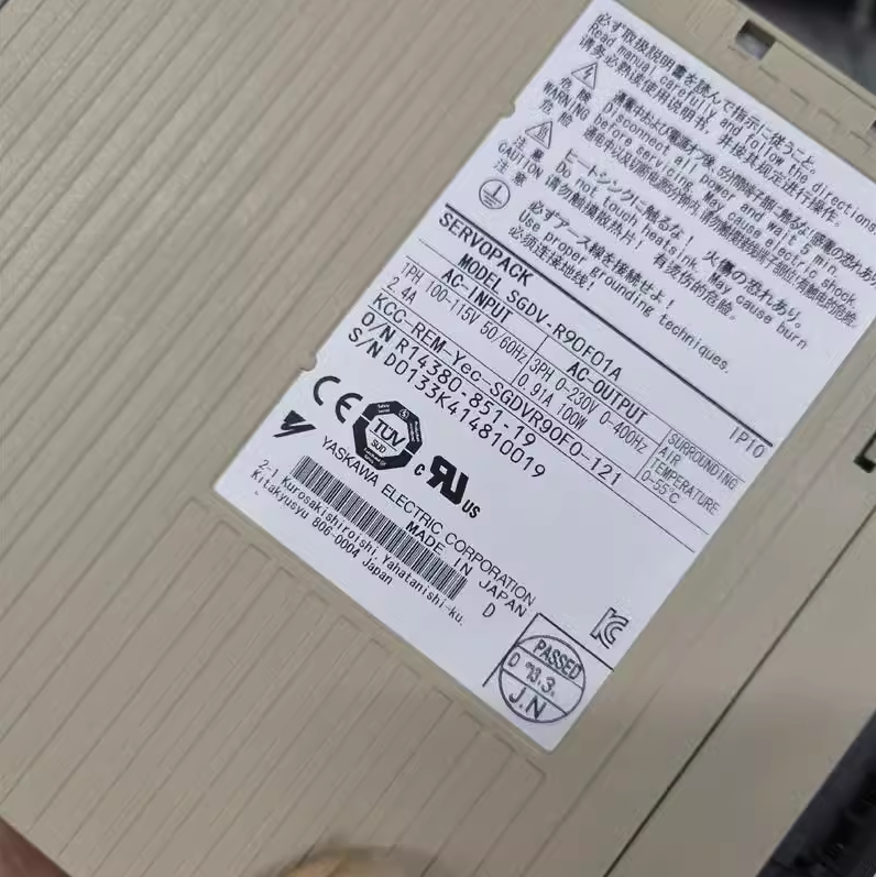 sgdv-r90f01a yaskawa servomotor fahren fünf reihen 110v ac power 100w
