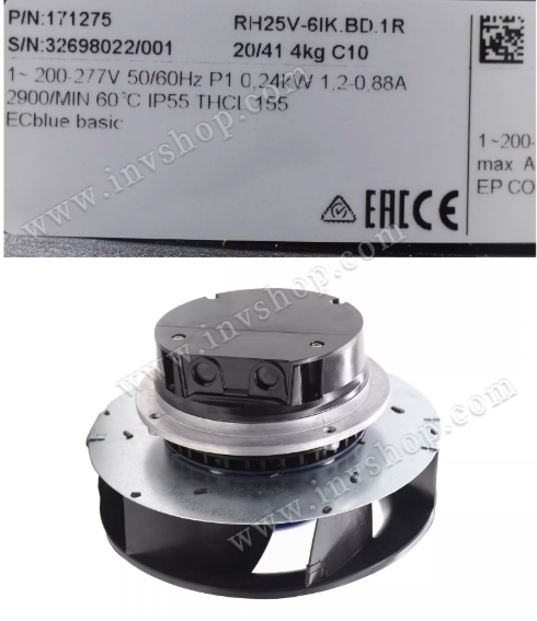 RH25V-6IK.BD.1R AC centrifugal fan