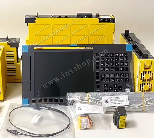 Fanuc A02B-0166-C201/R CNC machine tool display, operation panel