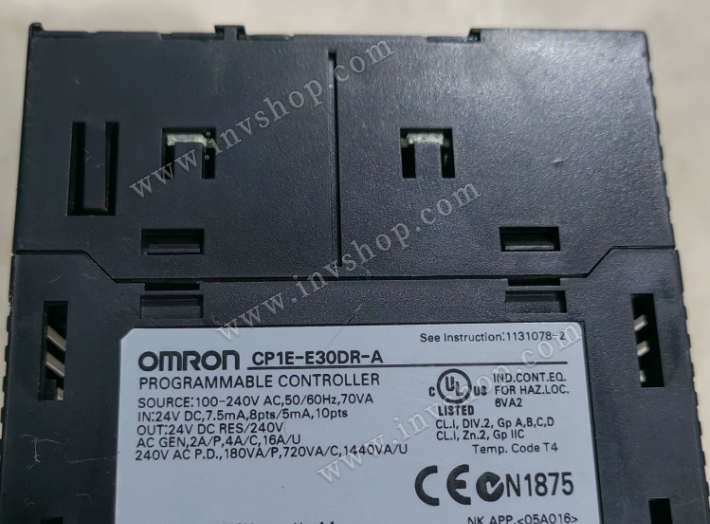 CP1E-E30DR-A OMRON PLC Module