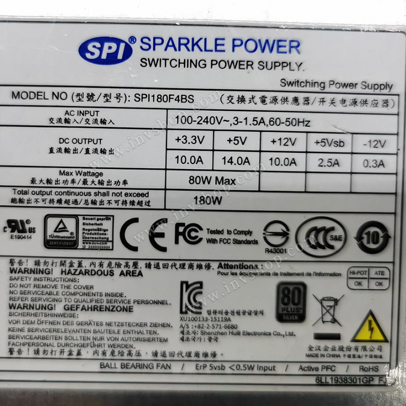 SPI180F4BS Switching Power Supply