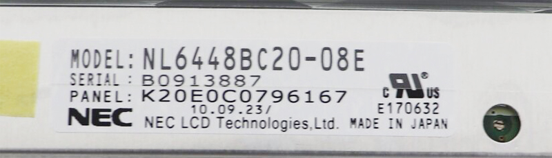 NL6448BC20-08E NEC 6.5 inch 640*480 TFT LCD Screen