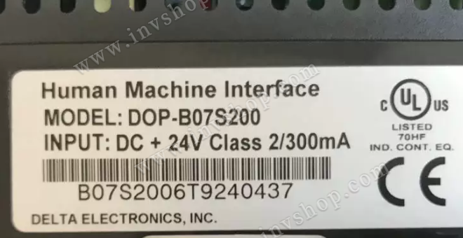 DOP-B07S200 Delta HMI inside LCD Display