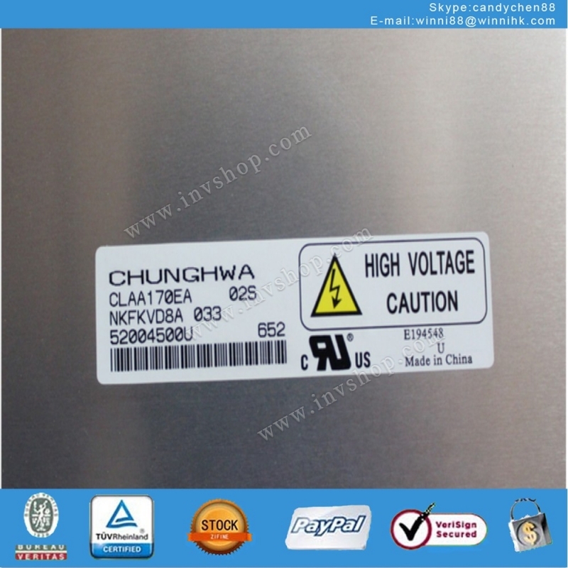 17" 4:3 A+ TFT LCD PANEL CLAA170EA02S