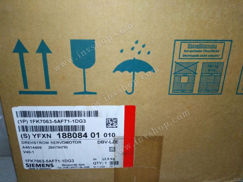 1FK7063-5AF71-1DG3 Siemens servo motor