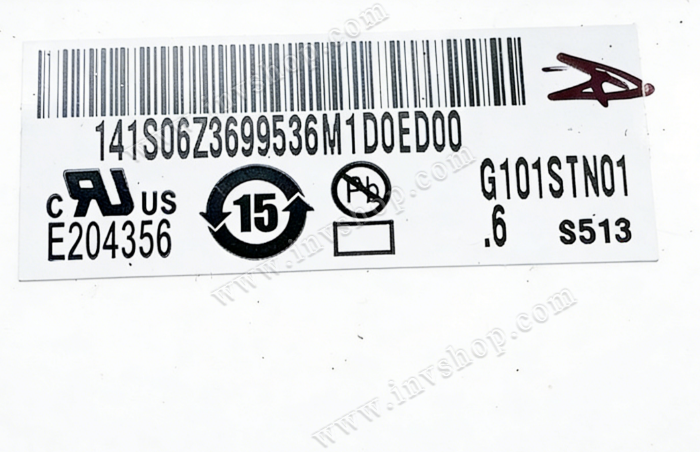 G101STN01.6 AUO 10.1 inchj  TFT-LCD screen 1024*600 Display