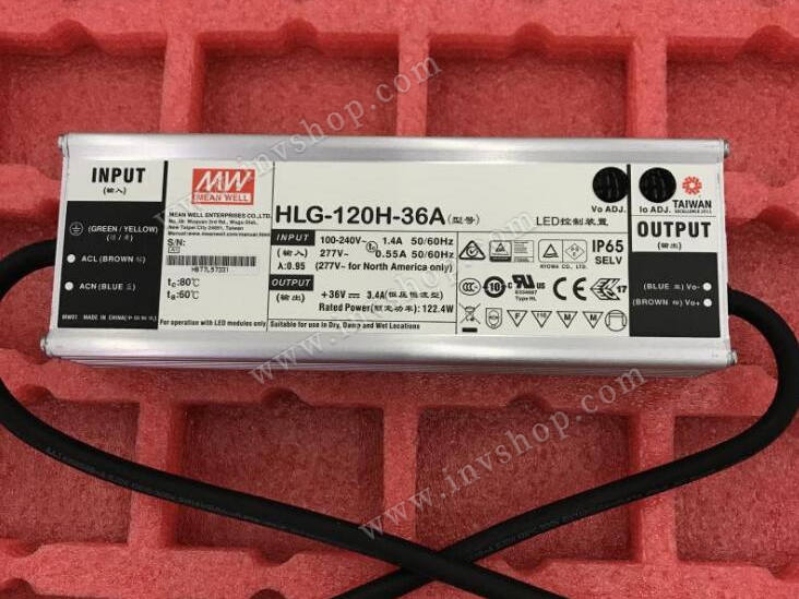 HLG-120H-36A MEAN WELL Switching Power Supply