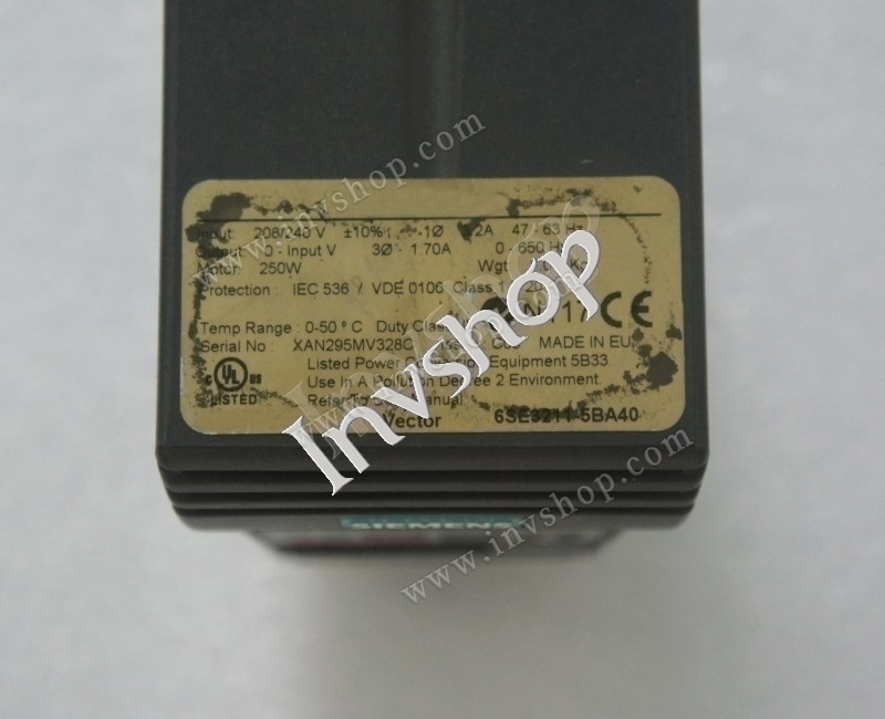 6SE3211-5BA40 Siemens frequency changer