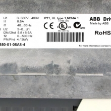 ABB inverter ACS550-01-08A8-4