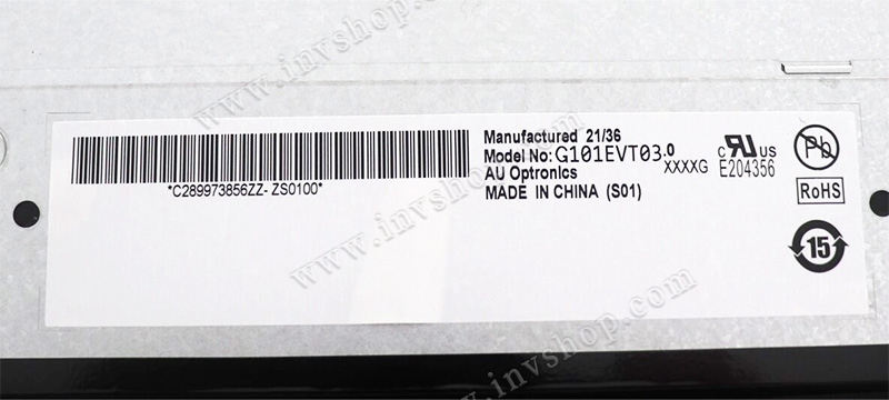 G101EVT03.0 AUO 10.1 inch 1280*800 TFT-LCD PANEL