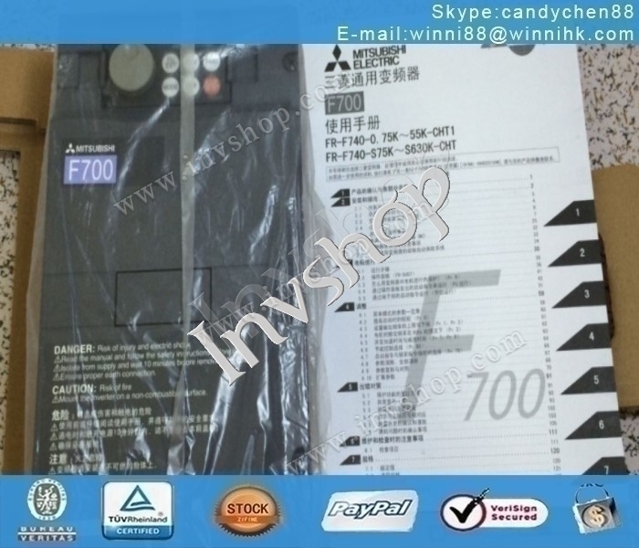 new Mitsubishi FR-F740-75K-CHT1 inverter 75kw 380v