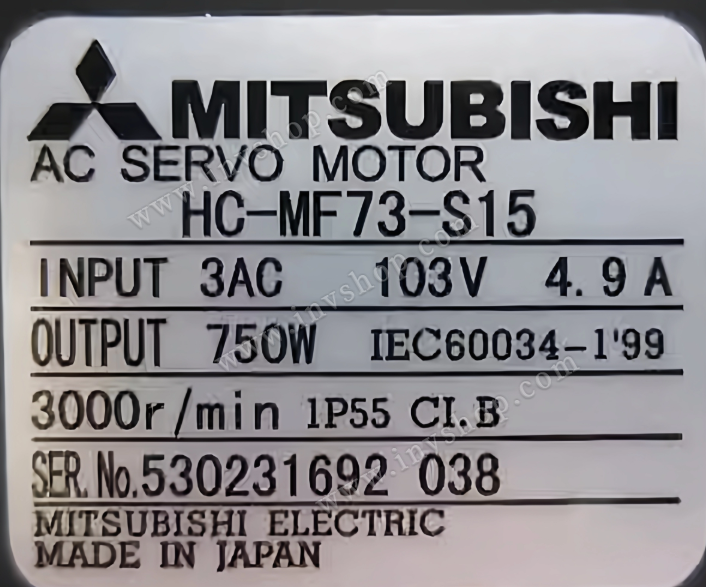 HC-MF73-S15 Mitsubishi Servo Motor