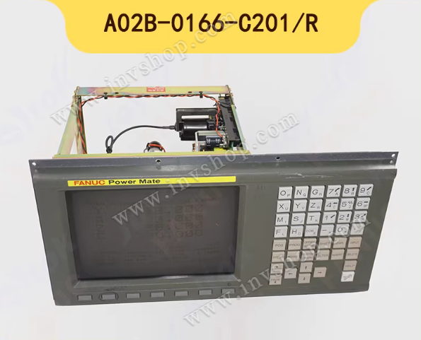 Fanuc A02B-0166-C201/R CNC machine tool display, operation panel