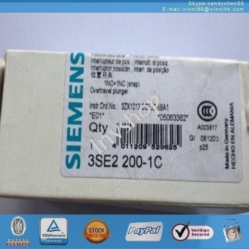 neue 3se2 200-1c switch 60 tage garantie fÃ¼r siemens