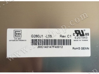 G260J1-L05 Chimei Innolux 25.5" TFT-LCD screen 1920*1200 Display
