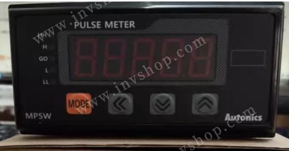 LED Pulse Rate Meter Autonics MP5W-41 W96xH48 NIB 100-240VAC Triple 3 Relay 60 days warranty