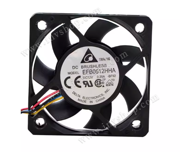 Delta EFB0512HHA-BF92 EFB0512HHA-DN30 12V 0.20A 5CM 5010 CPU ultra-thin ultra quiet cooling fan 2-wire/3-wire