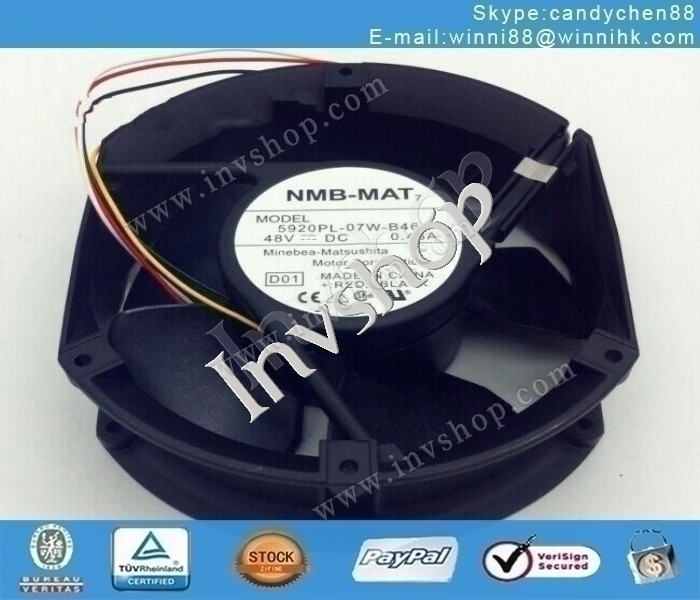 new NMB 5920PL-07W-B46 172*51mm 48V 0.52A 4pin Features a cooling fan