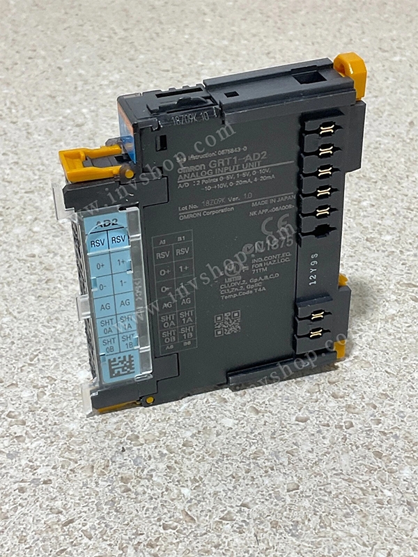 GRT1-AD2 Omron Smartslice Analog Input Module for Industrial Automation