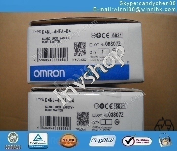 SWITCH 1PC IN BOX OMRON D4NL-4HFA-B4 NEW GUARD LOCK DOOR SAFETY