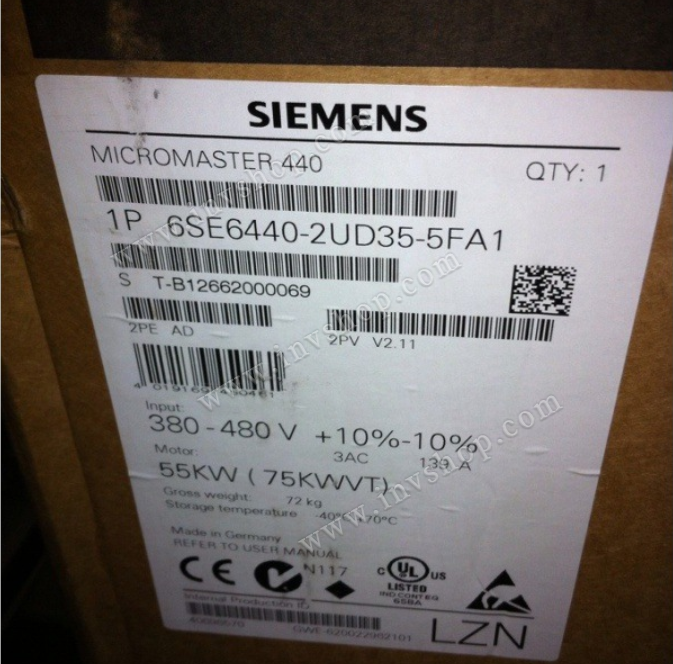 Siemens Treiber 6SE6440-2UD35-5FA1