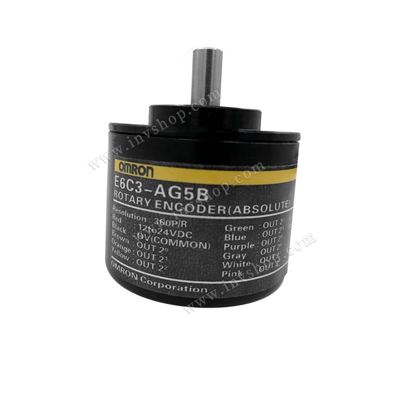 Omron E6C3-AG5B 360P/R Absolute Rotary Encoder — 50mm, PNP, IP65