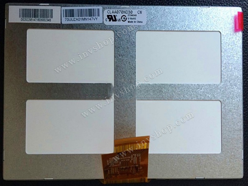 CLAA070ND30CW 7.0 inch CPT LCD Display Panel Resolution 1024*600