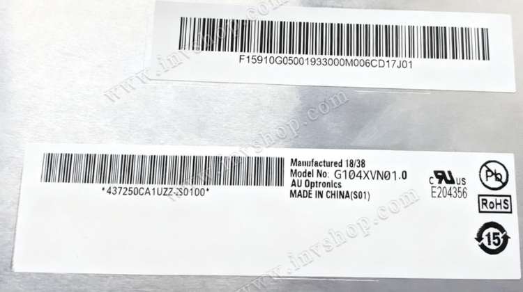 G104XVN01.0  LCD  Panel  AUO  10.4inch  1024(RGB)×768