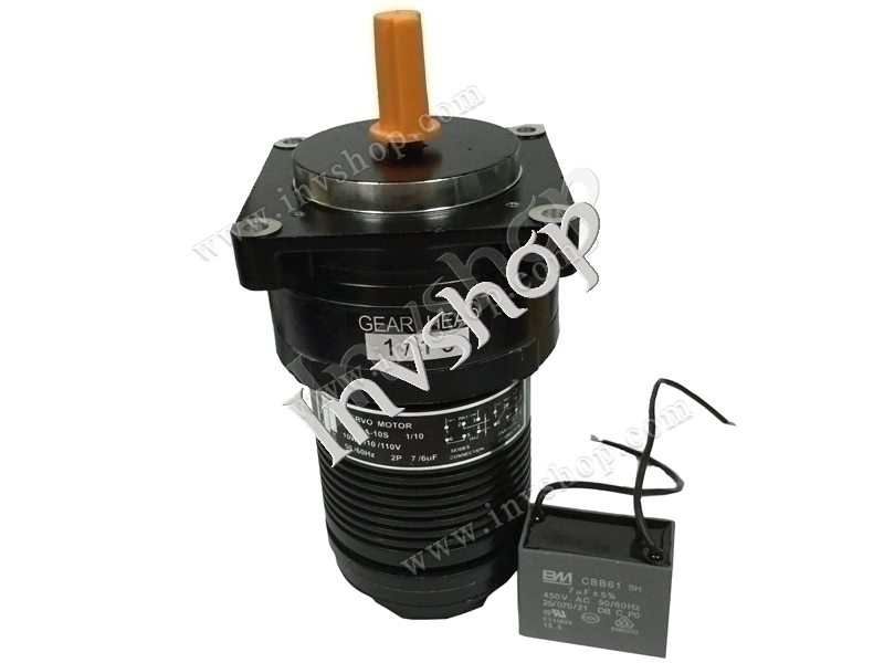 In the feeding machine motor ESA-10S 110V tension stall gear motor used for NC lathe