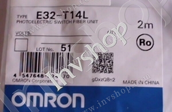 Omron E32-T14LR Switch Fiber Unit FREE SHIP Photoelectric 60 days warranty