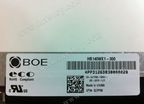 New HB140WX1-300 14 inch 1366*768 BOE LCD panel original