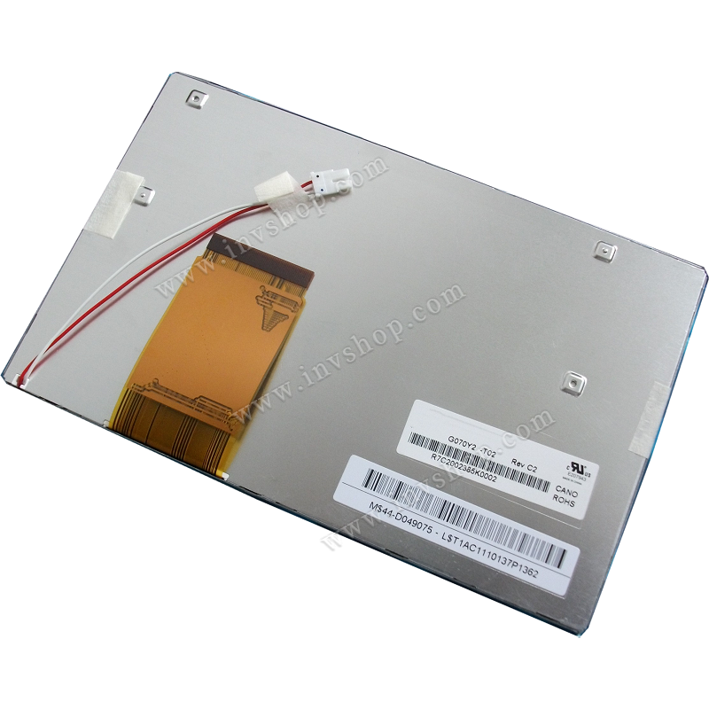 G070Y2-T02   Innolux  7inch 800(RGB)×480   lcd display