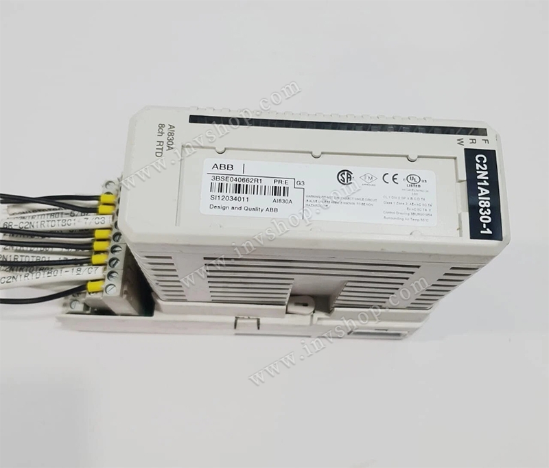 ABB AI830A 3BSE040662R1 8-Channel RTD Analog Input Module for S800 I/O System