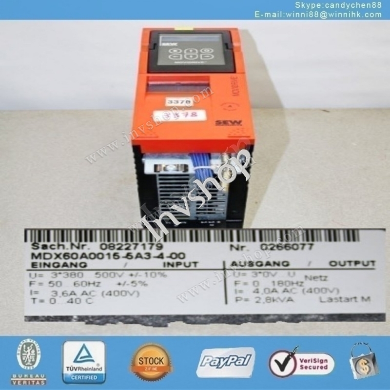 mdx60a0015-5a3-4-00 60 tage garantie verwendet 1.5kw nÃ¤hen